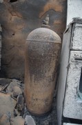Газовый балон не взорвался, а просто сдулся, усугубив пожар газом.